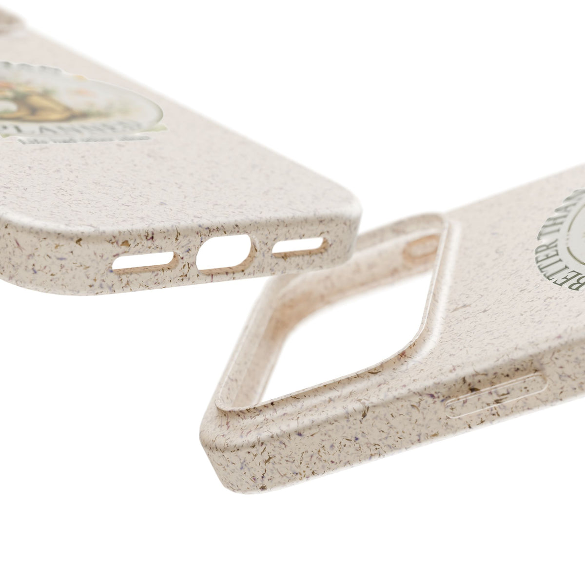 Better Than Planned floral boot illustration Phone Case | biodegradable eco-friendly